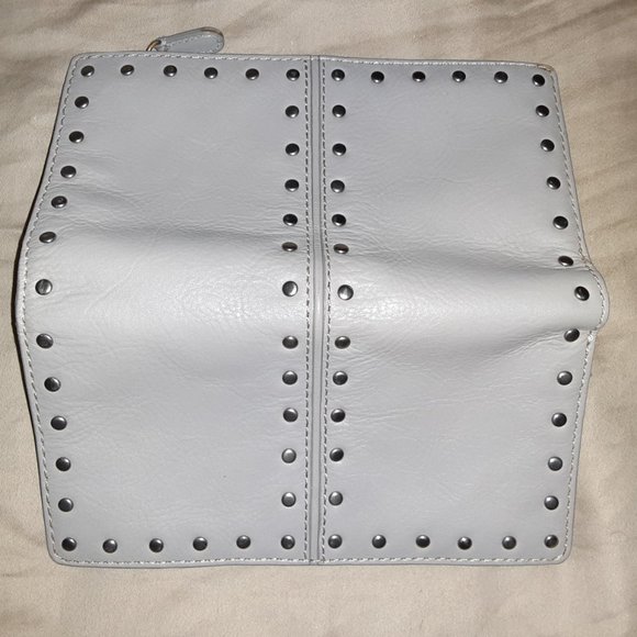 Michael Kors Gray Leather Wallet - Picture 2 of 5